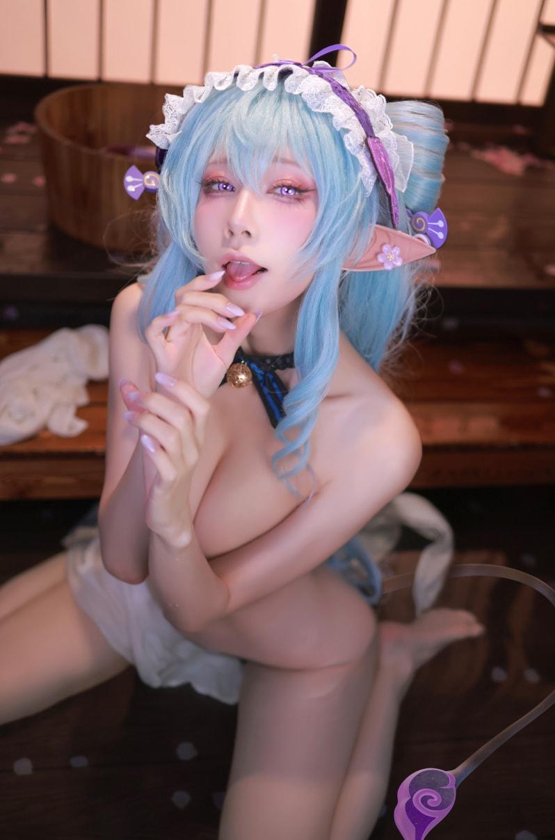 水淼aqua 梦见月瑞希（原神）-完美佳人